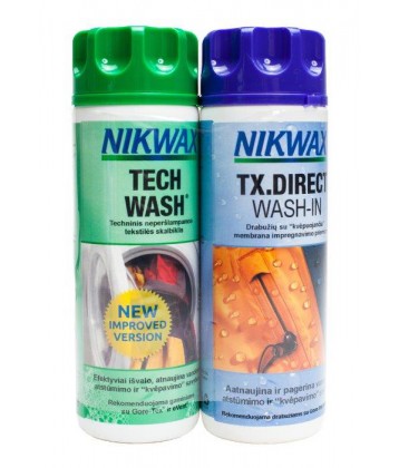 Rinkinys Nikwax Tech Wash+Nikwax TX.Direct